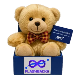 Remy - Peluche Beige connectée