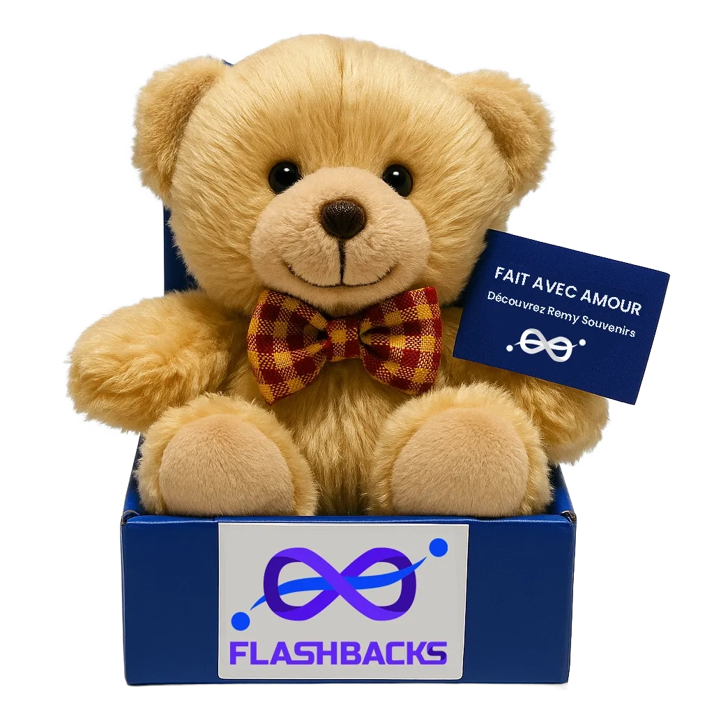 Remy - Peluche Beige connectée