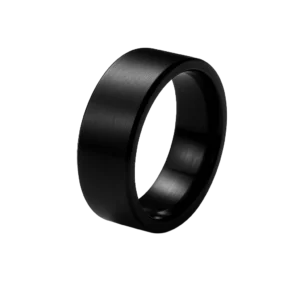 Memoring - Bague connectée noire mate