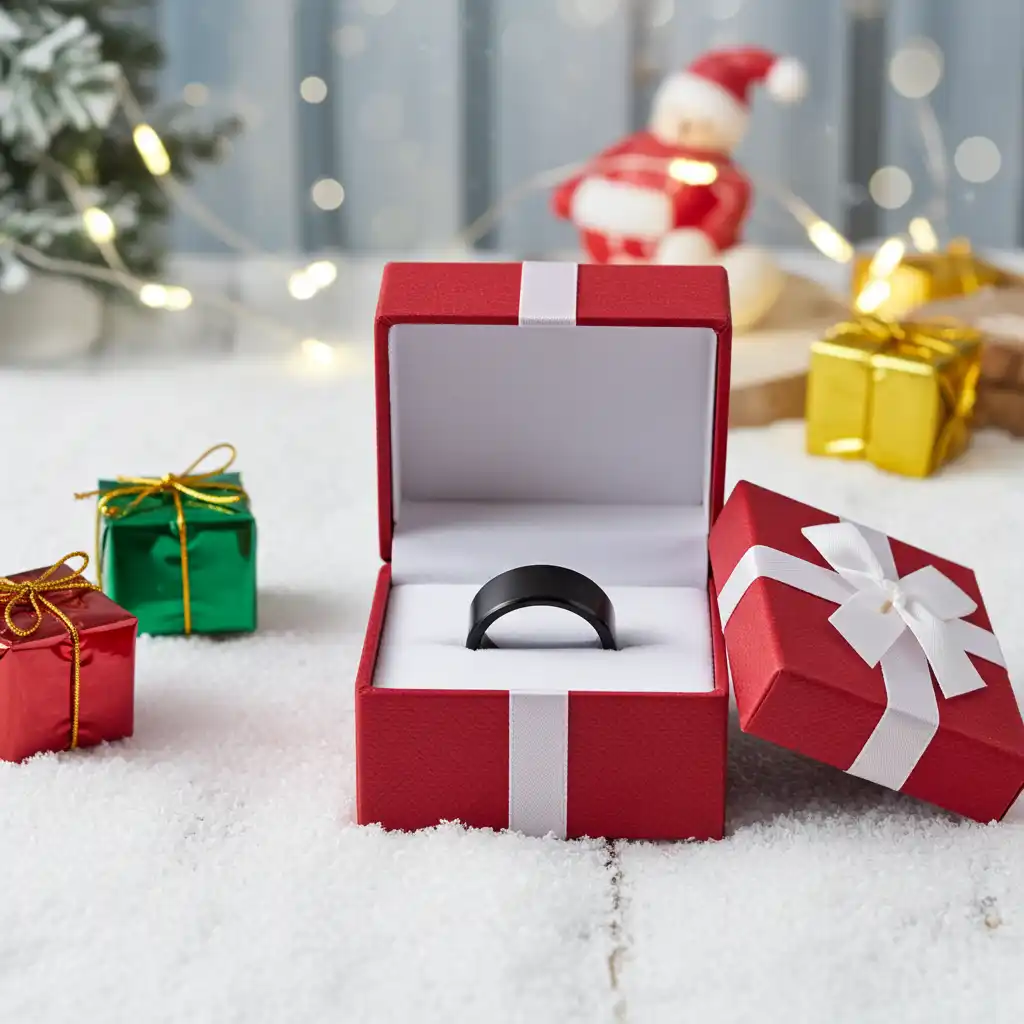 Memoring - Bague connectée noire mate – Image 2