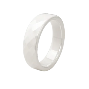 Memoring - Bague connectée blanche brillante