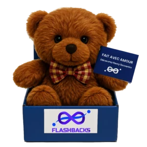 Remy - Peluche Marron connectée