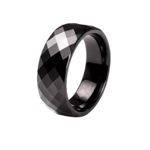 Memoring - Bague connectée noire brillante