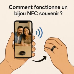 Comment fonctionne un bijou NFC souvenir