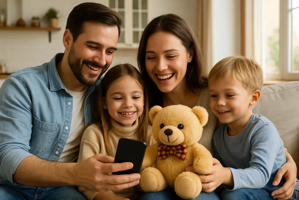 Famille avec Remy flashbacks cadeau personalisé