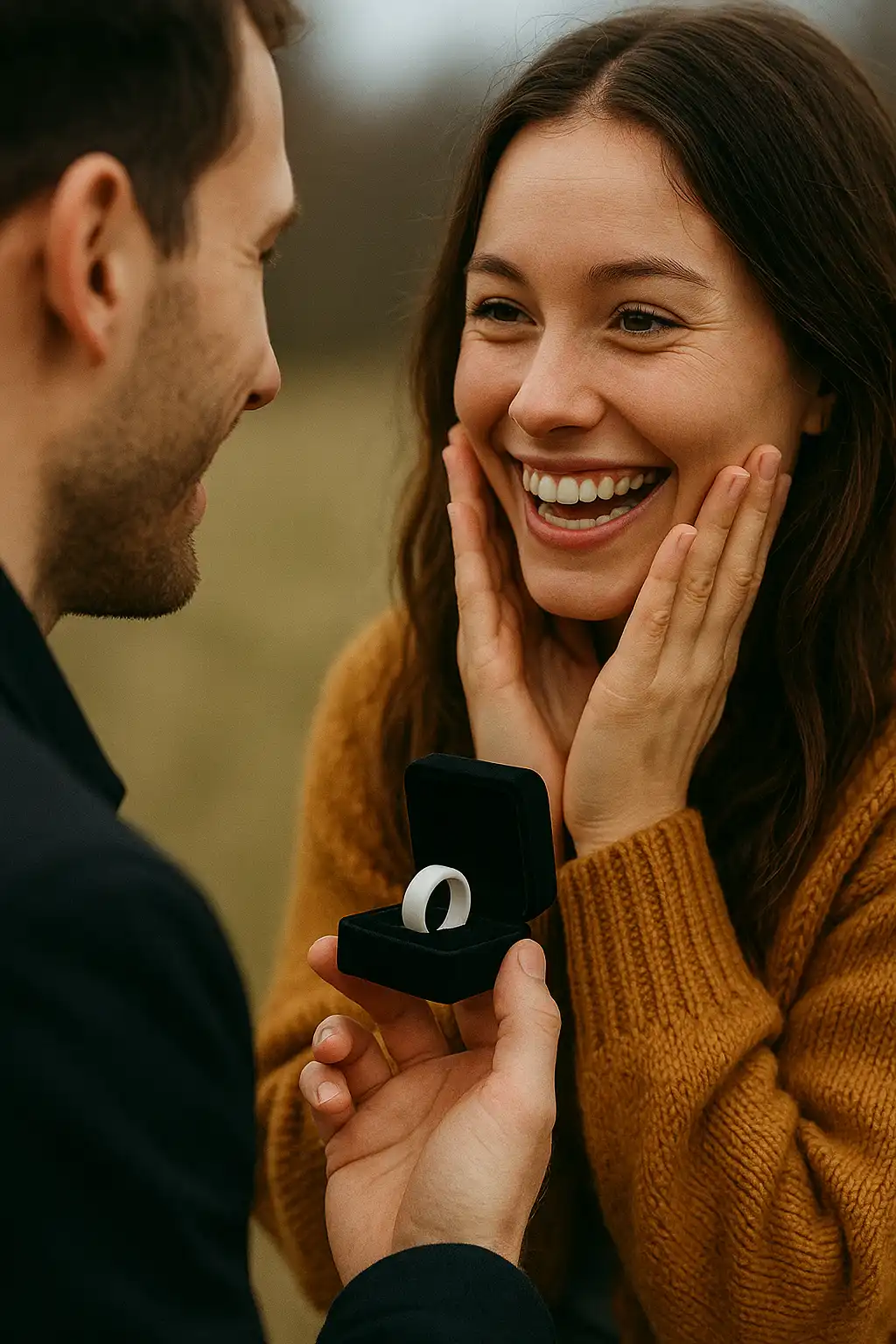 Homme qui offre la memoring Flashbacks Bijou connecté