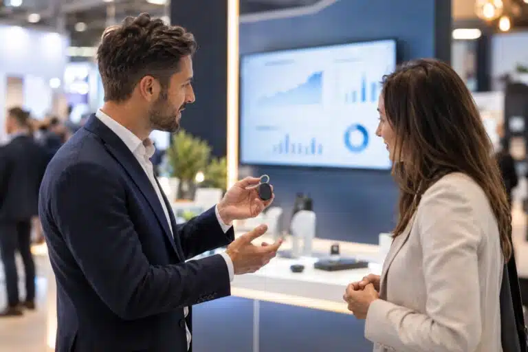 Génération de leads en salon grâce à un goodie NFC Flashbacks